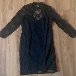 H&M black lace dress